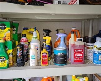 Assorted Cleaning Products & Chemicals