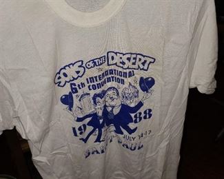 Vintage Laurel And Hardy Sons Of The Desert Convention T-Shirt