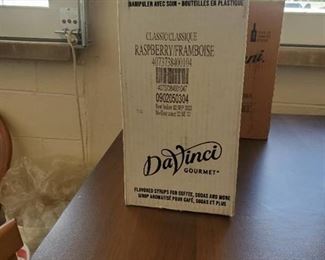 (4) Bottles Of DaVinci Raspberry/Framboise Syrup