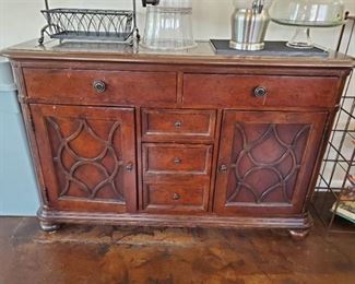 56in Wood Credenza