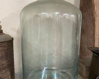 Old Glass Water Bottle