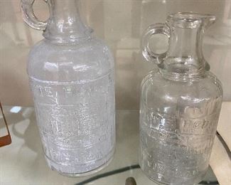 Old White House Vinegar Bottles