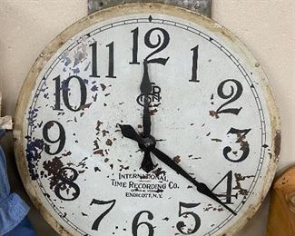 Old International Recording Clock Face