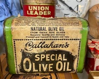 Old Callahan's Special Olive Oil Can 