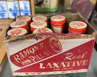 Old Ramon's Pills Store Display Box