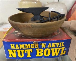 Hammer and Anvil Nut Bowl