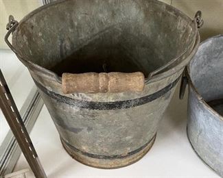 Early Galvanized Pail