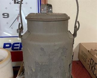 Old Galvanized Milk Pail
