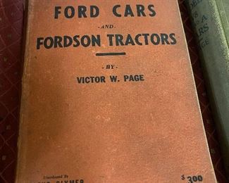 Model T and A Ford Cars and Fordson Tractors Book