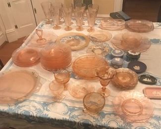 Pink Depression Glass