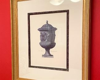 Framed Art Print of Classical Urn