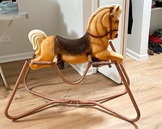 Vintage Spring Rocking Horse / Hobby Horse