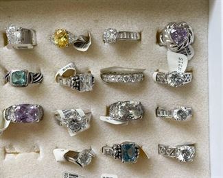 MAKE AN OFFER FOR ENTIRE LOT - Costume Jewelry - Rings (these are *NOT* sterling silver)