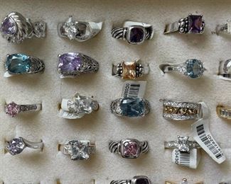 MAKE AN OFFER FOR ENTIRE LOT - Costume Jewelry - Rings (these are *NOT* sterling silver)