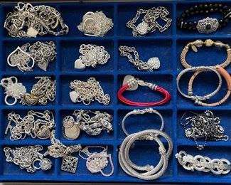 MAKE AN OFFER FOR ENTIRE LOT - Costume Jewelry - Necklace & Bracelets (these are *NOT* sterling silver)