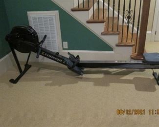 CONCEPT 2 ROWING MACHINE, IN NEW CONDITION. ALL PAMPLETS ARE AVAILABLE.