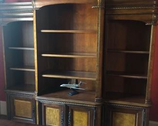 ANOTHER VIEW OF THE SHELVING UNIT. THE GULFSTREAM IS NOT FOR SALE.