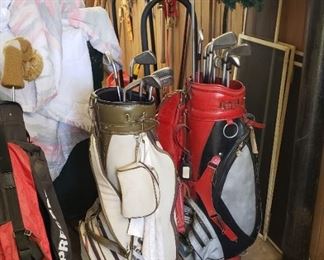 Golf clubs owned by Sug Wilson