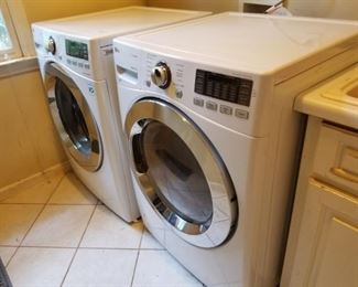 Front load washer and dryer