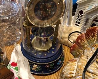 Franklin mint carousel clock