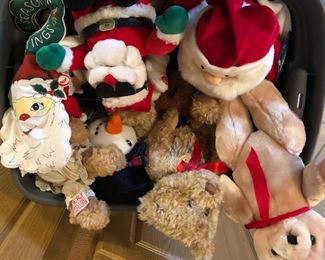 Christmas decor and teddy bears