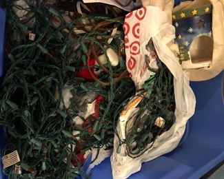 Christmas light strings