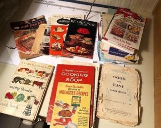 Antique cookbooks