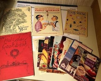 Antique cookbooks
