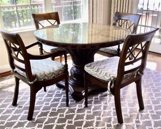 Elegant Kitchen Table with 4 Chairs