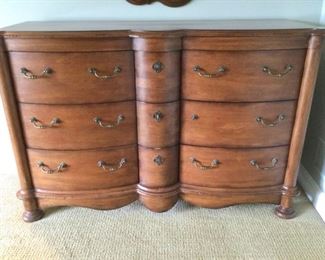 Hickory and White Dresser