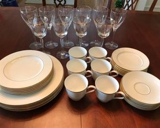 Lenox China and Crystal Set Hannah