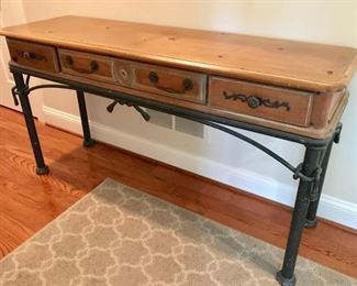 Pine Console Table
