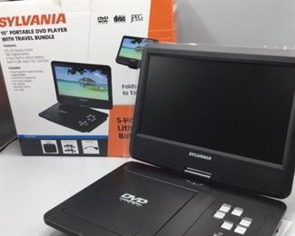 Sylvania 10in Portable DVD PlayerNew in Box