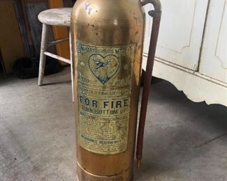 Antique Elkhart Fire Extinguisher 