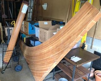 Wooden arch section dimensions: 132" x 66" x 3 1/4"