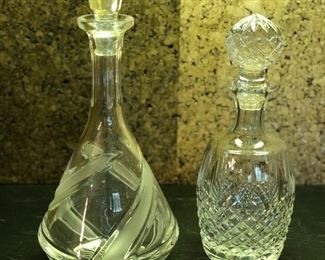 Crystal decanters