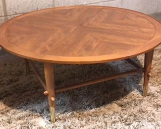 Lane Coffee table dimensions: 38" x 16"