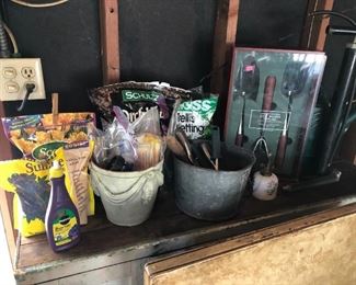 Gardening tools and supplies 