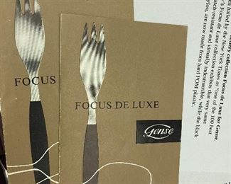 Focus De Luxe for Gense cutlery collection 