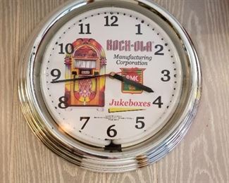 Rock-Ola Juke Box Clock