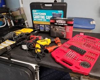 Tool accessories, drills and bits.