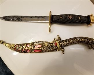 Top one is military knife.