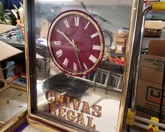 Chivas Regal Mirror clock