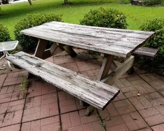 Old Wood Patio Furniture