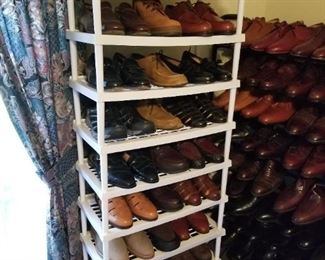 High end shoes in men's size 12... Hundreds of pairs!