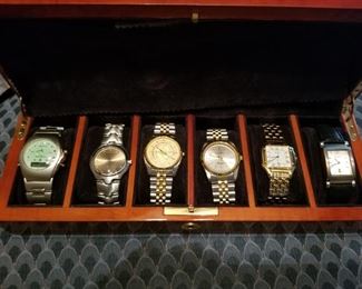 Collection of Mens wrist watches
