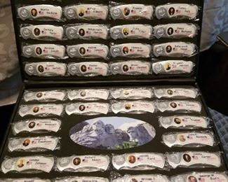 Collection of Presidential Pocket Knives
