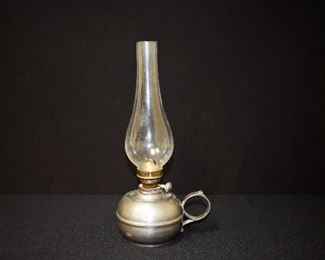 Italian Oil Lamp / Finger Lamp 12" x 6"
