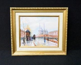 Framed Painting - 12" x 14"