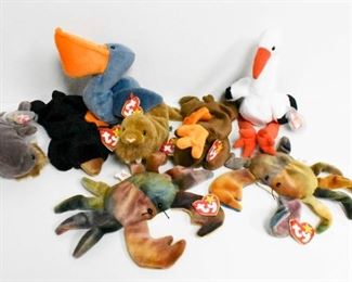 8 Various Beanie Babies